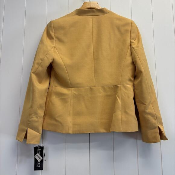 Le Suit Petite Womens Classic Corpcore Career Blazer Jacket 6P Professional NWT - Picture 2 of 10